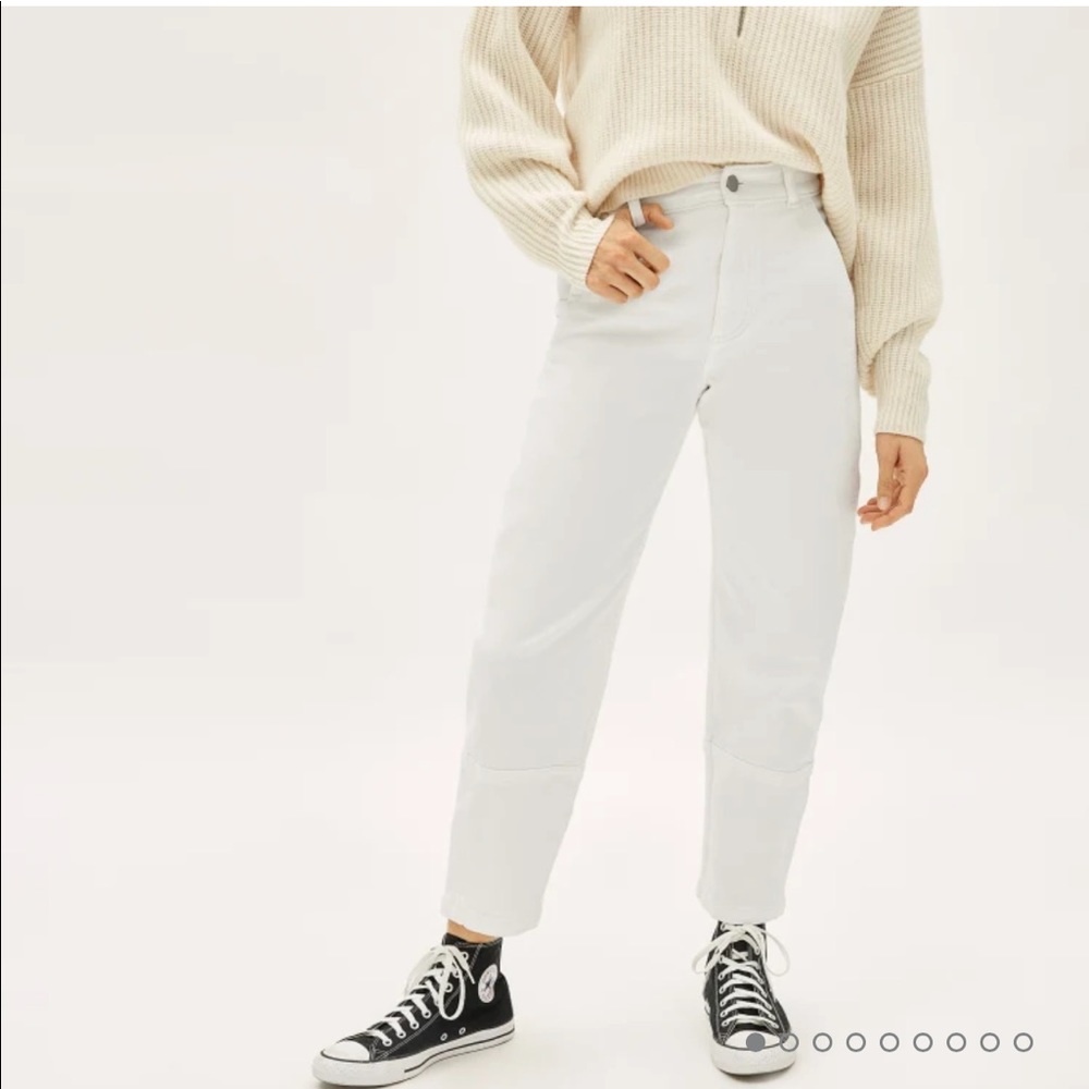 Everlane Utility Barrel Pant in Bone